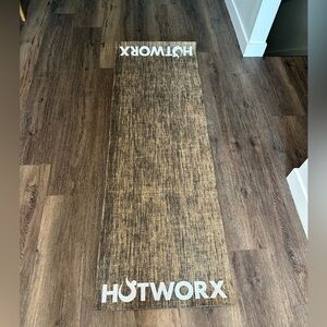 Hotworx Brown Exercise Mat - Non-Slip Fitness Mat